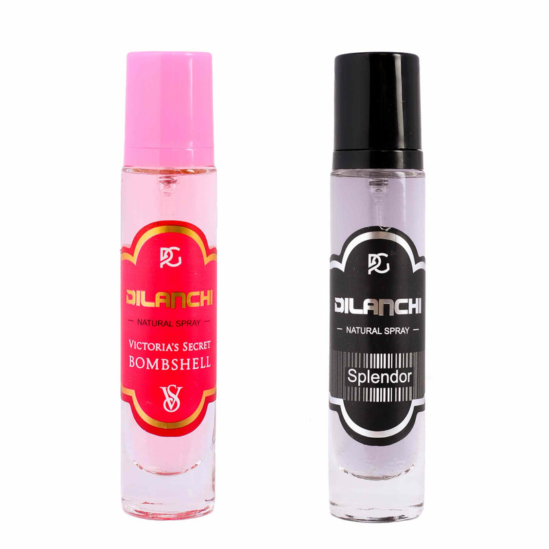 عطر جیبی دیلانچی پلاس مدل بامشل-اسپلندور با رایحه شیرین و خنک حجم 30 میلی لیتر مجموعه 2 عددی