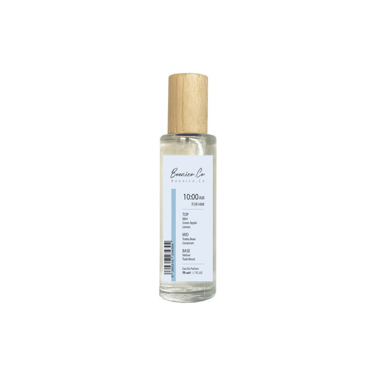عطر جیبی مردانه بونی کوکو مدل 10:00AM با رایحه خنک حجم 50 میلی لیتر