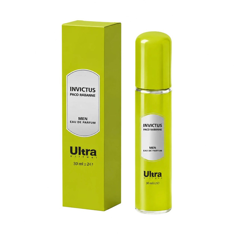 عطر جیبی مردانه اولترا ویرچوآل مدل Invictus با رایحه تند و مرکباتی حجم 30 میلیلیتر