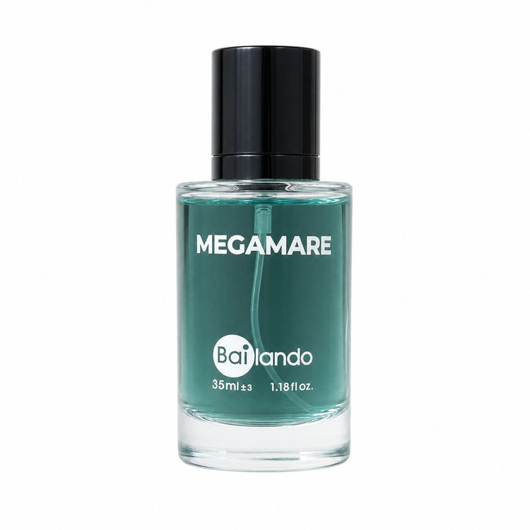 عطر جیبی زنانه و مردانه بایلندو مدل Megamare NB با رایحه خنک و دریایی حجم 35 میلیلیتر