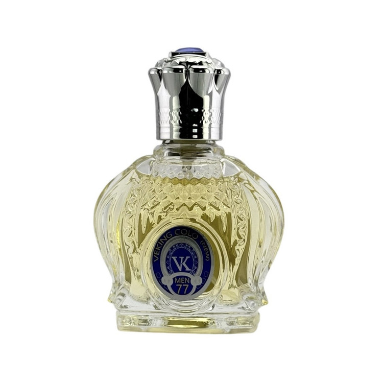 عطر جیبی مردانه ویکینگ مدل 77 با رایحه گرم حجم 25 میلیلیتر