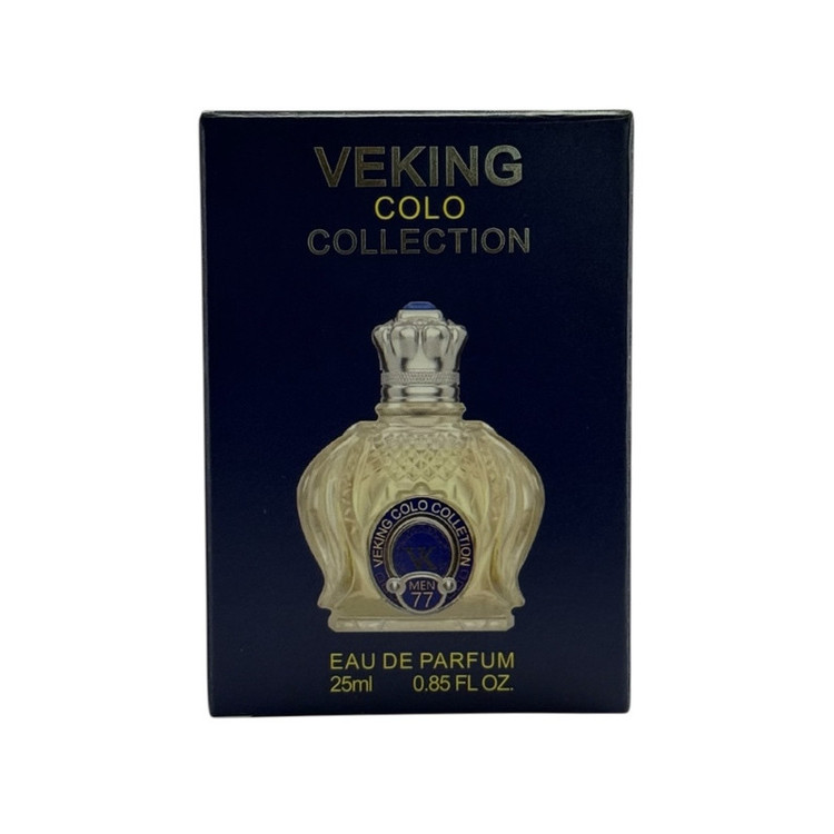 عطر جیبی مردانه ویکینگ مدل 77 با رایحه گرم حجم 25 میلیلیتر