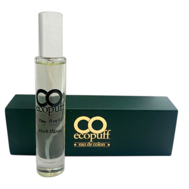 عطر جیبی مردانه اکوپاف مدل بلک افغان با رایحه تلخ حجم 15 میلیلیتر