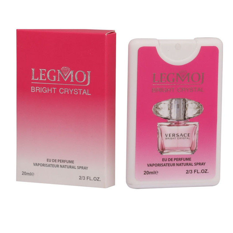 عطر جیبی زنانه لغموژ مدل bright crystal حجم 20 میلی لیتر
