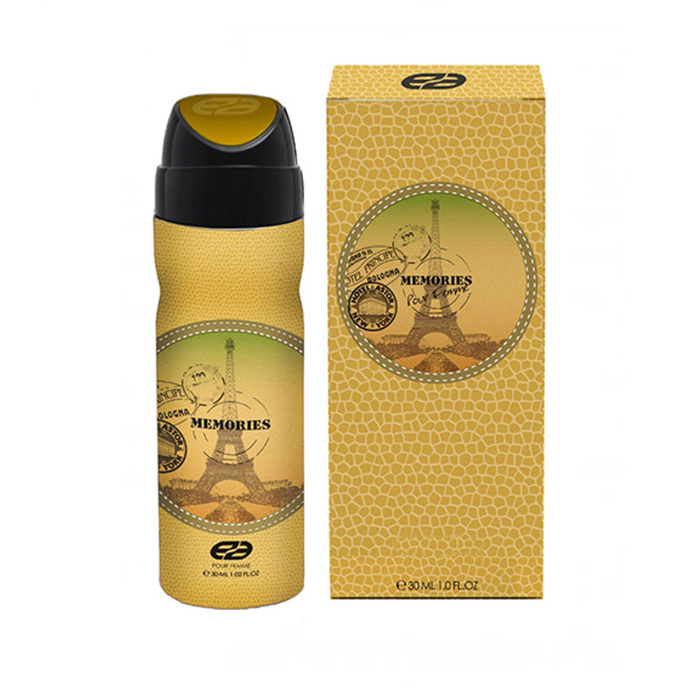 عطر جیبی زنانه عماد آرا مدل مموریز با رایحه شیرین حجم 30 میلیلیتر