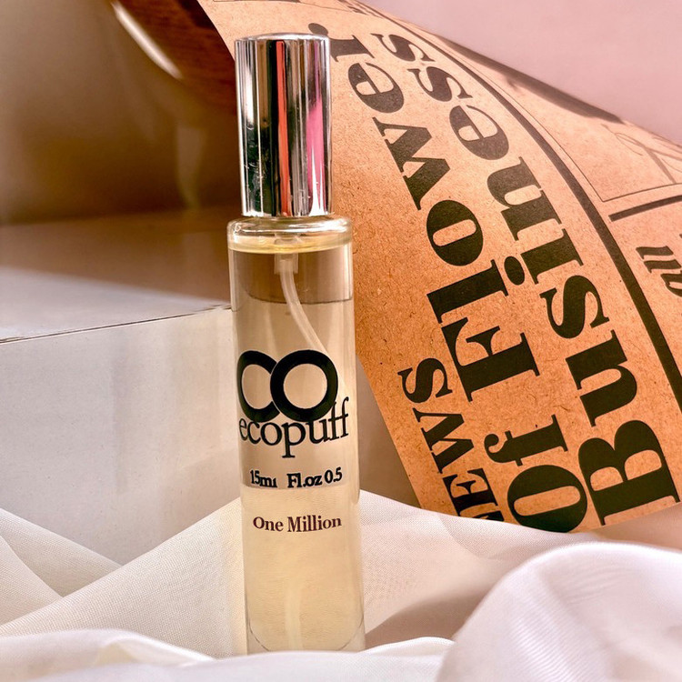 عطر جیبی مردانه اکوپاف مدل وان میلیون با رایحه تلخ حجم 15 میلیلیتر