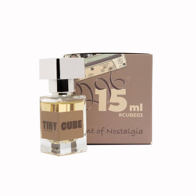 عطر جیبی مردانه تاینی کیوب مدل CUBE03 با رایحه گرم حجم 15 میلی‌لیتر