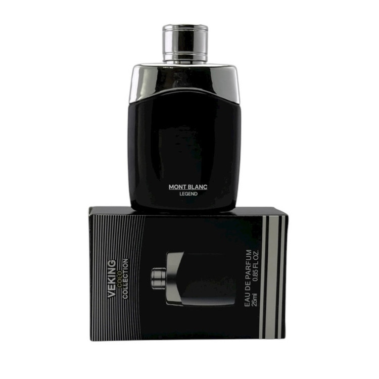 عطر جیبی مردانه ویکینگ مدل مونت بلنک لجند با رایحه خنک حجم ۲۵ میلیلیتر