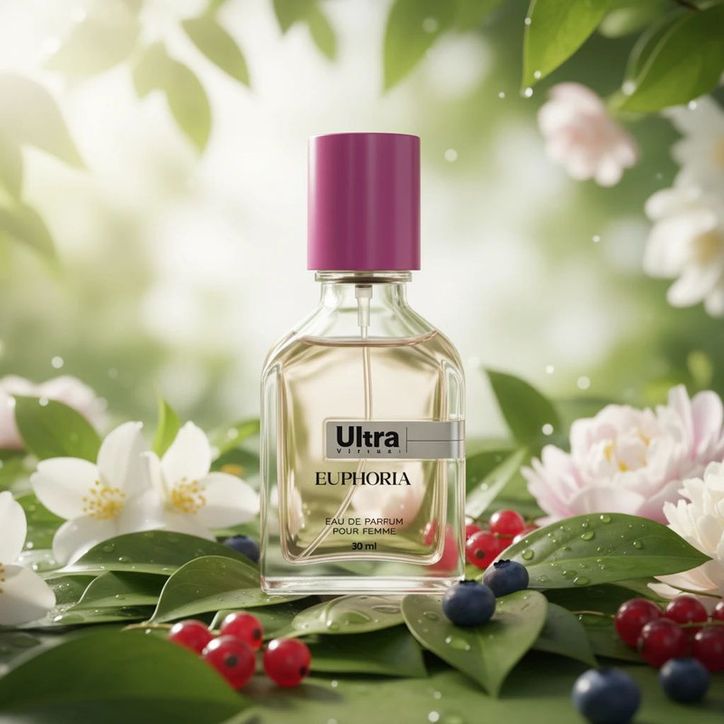 عطر جیبی زنانه اولترا ویرچوآل مدل Euphoria با رایحه شیرین حجم 30 میلیلیتر