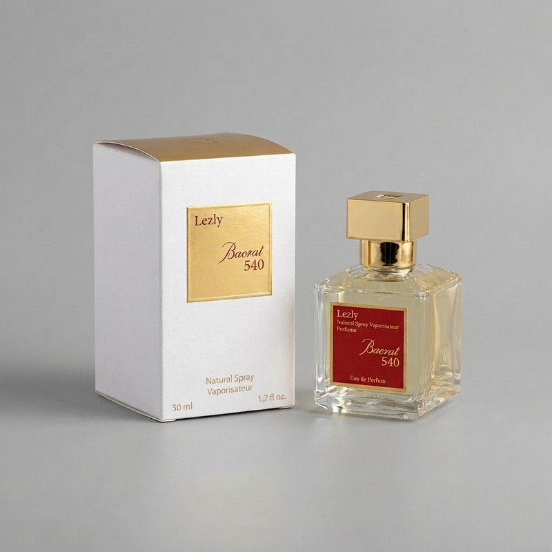 عطر جیبی لزلی مدل Bacrat با رایحه گرم و شیرین، حجم 25 میلی لیتر