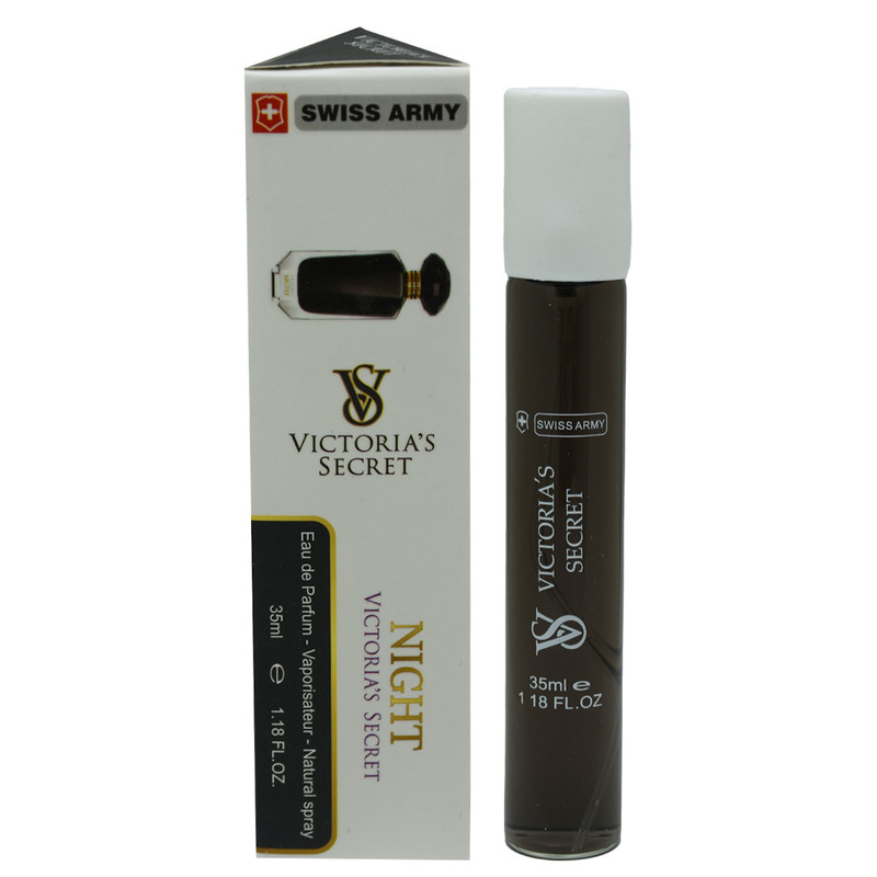 عطر جیبی زنانه سوئیس آرمی مدل ویکتوریا سکرت نایت حجم 35 میلی لیتر