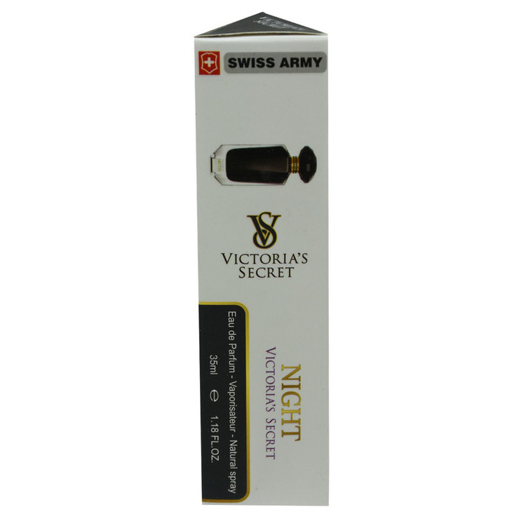 عطر جیبی زنانه سوئیس آرمی مدل ویکتوریا سکرت نایت حجم 35 میلی لیتر