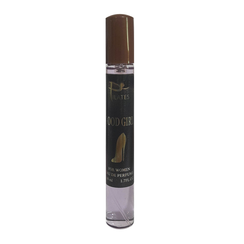 عطر جیبی زنانه پیلاتس مدل گود گرل با رایحه گرم و چوبی حجم 30 میلی‌لیتر