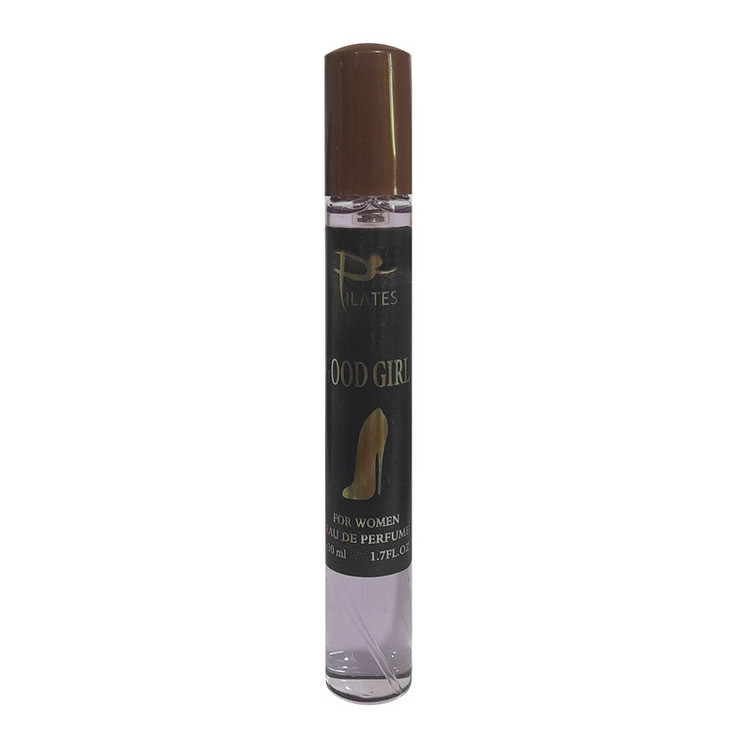 عطر جیبی زنانه پیلاتس مدل گود گرل با رایحه گرم و چوبی حجم 30 میلیلیتر