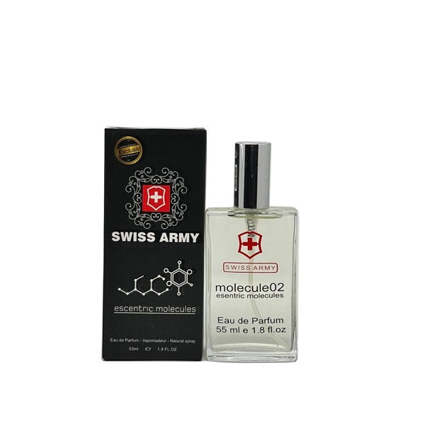 عطر جیبی سوئیس آرمی مدل اسنتریک مولکول اسنتریک 02 حجم 55 میلی لیتر