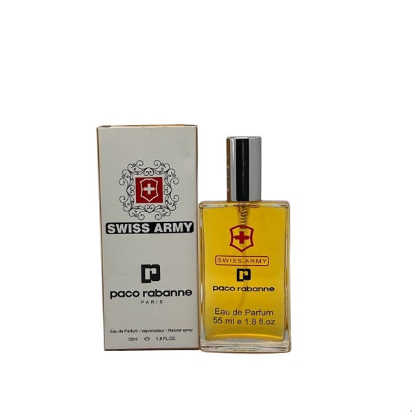 عطر جیبی زنانه سوئیس آرمی مدل پاکو رابان لیدی میلیون حجم 55 میلی لیتر
