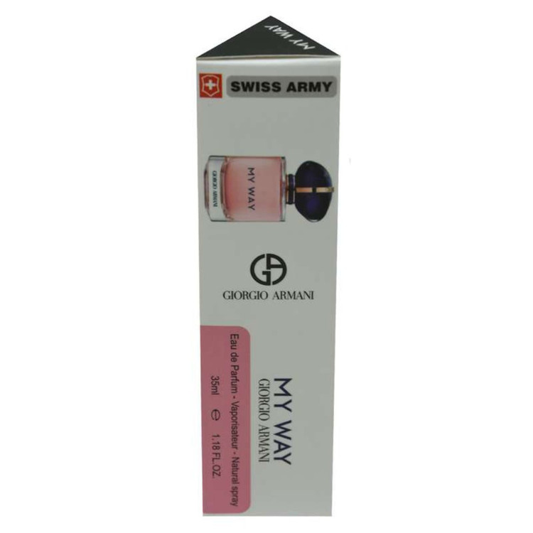 عطر جیبی زنانه سوئیس آرمی مدل MAY WAY با رایحه شیرین حجم ۳۵ میلی لیتر