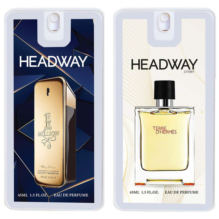 عطر جیبی مردانه هدوی مدل وان میلیون و تق هرمس حجم 45 میلی لیتر مجموعه 2 عددی