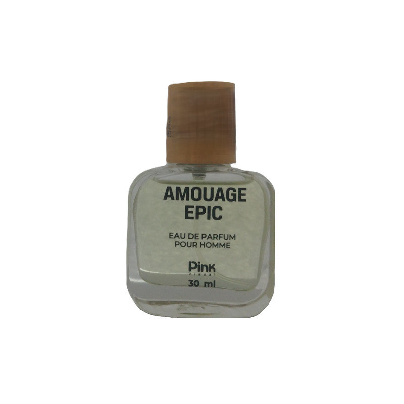 عطر جیبی پینک ویژوآل مدل AMOUGE EPIC با رایحه خنک حجم 30 میلی‌لیتر