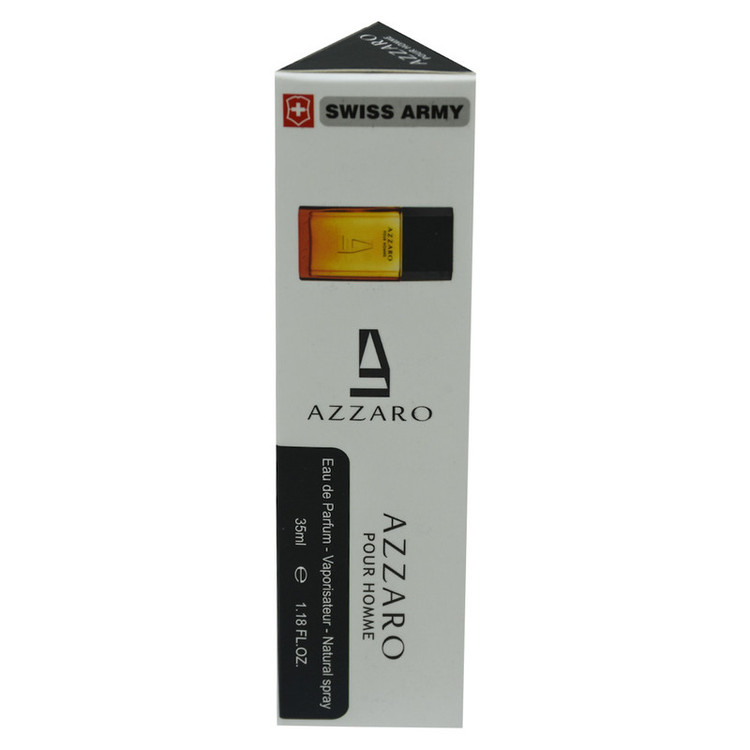عطر جیبی مردانه سوئیس آرمی مدل آزارو حجم 35 میلی لیتر