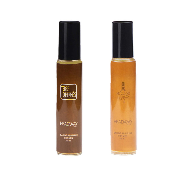 عطر جیبی مردانه هدوی استوری مدل تق هرمس و پاکو رابان وان میلیون حجم 30 میلی لیتر مجموعه 2 عددی