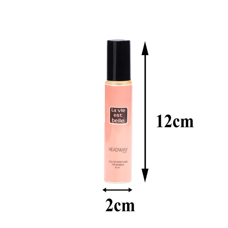 عطر جیبی زنانه هدوی استوری مدل لانکوم لاویه بل و ویکتوریا سکرت نارگیل حجم 30 میلی لیتر مجموعه 2 عددی