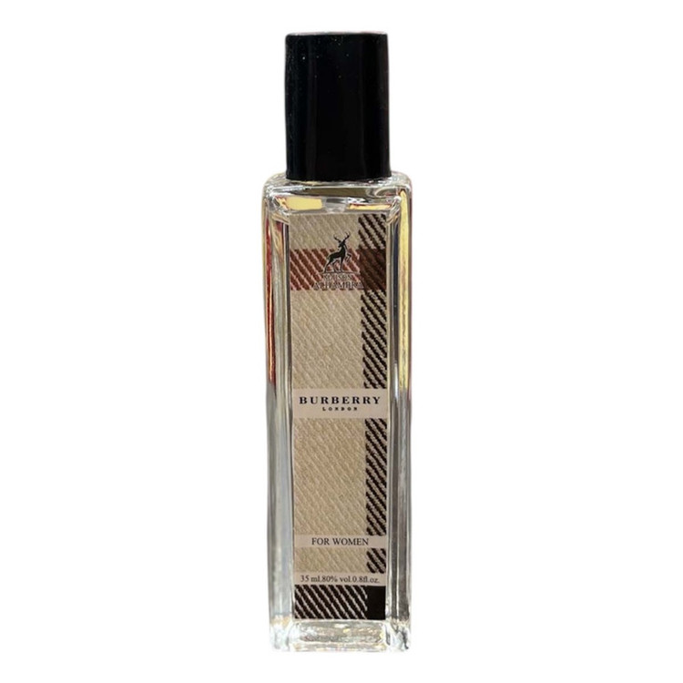 عطر جیبی زنانه الحمبرا مدل BURBERRY با رایحه گرم حجم 35 میلیلیتر