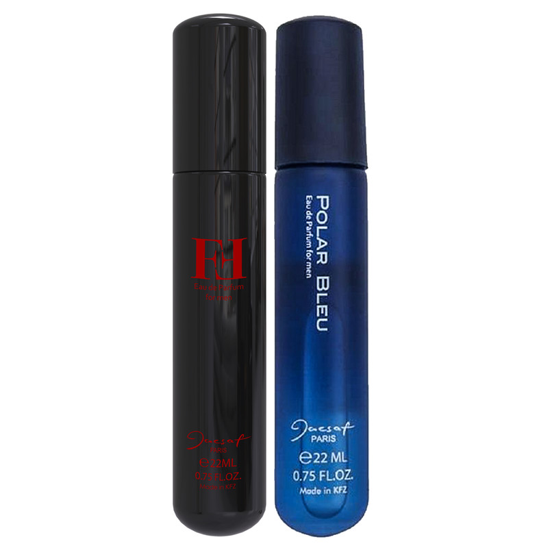 عطر جیبی مردانه ژک ساف مدل FF حجم 22 میلی لیتر به همراه عطر جیبی مردانه مدل Polar Bleu حجم 22 میلی لیتر