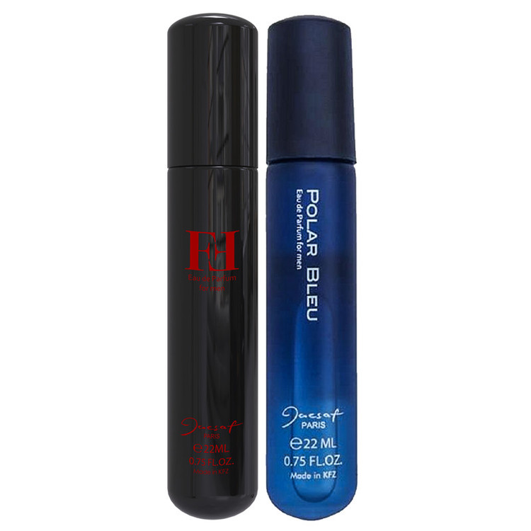 عطر جیبی مردانه ژک ساف مدل FF حجم 22 میلی لیتر به همراه عطر جیبی مردانه مدل Polar Bleu حجم 22 میلی لیتر