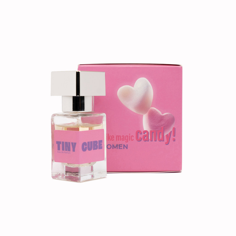 عطر جیبی زنانه تاینی کیوب مدل CUBE01 با رایحه شیرین حجم ۱۵ میلی‌لیتر