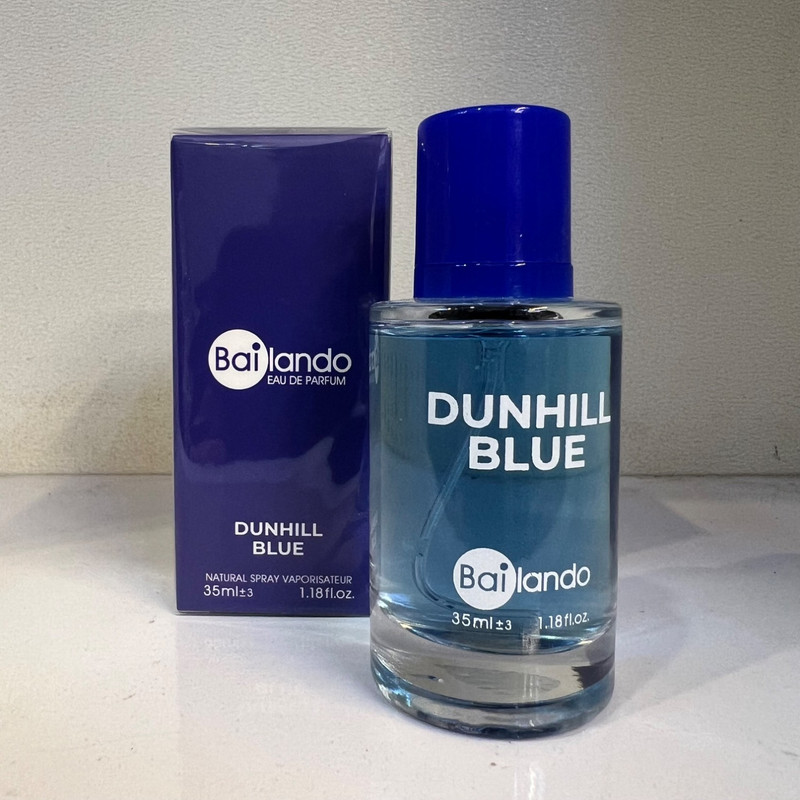 عطر جیبی مردانه بایلندو مدل دانهیل دیزایر بلو با رایحه خنک و دریایی حجم 35 میلیلیتر به همراه عطر جیبی مردانه بایلندو مدل لجند مونت بلان با رایحه خنک و شرقی حجم 35 میلیلیتر
