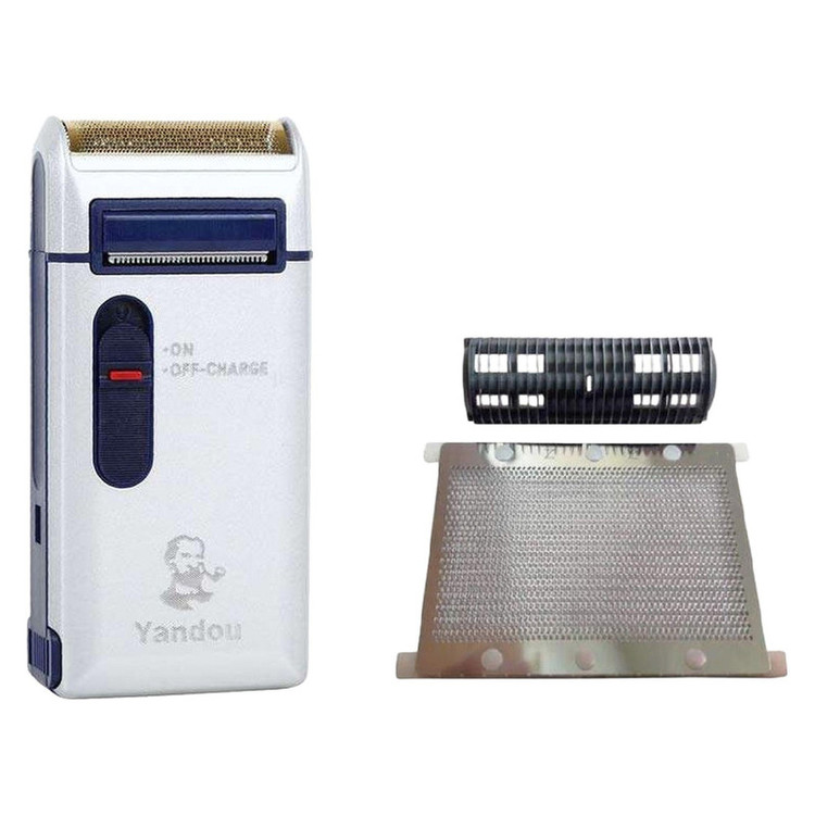 ماشین اصلاح موی صورت یاندو مدل Sv-w301u فویلی صفر زن با تیغه استیل ضد زنگ، باتری قابل شارژ با 60 دقیقه استفاده، طراحی ارگونومیک و قابلیت شستوشو به همراه تیغه و توری یدک