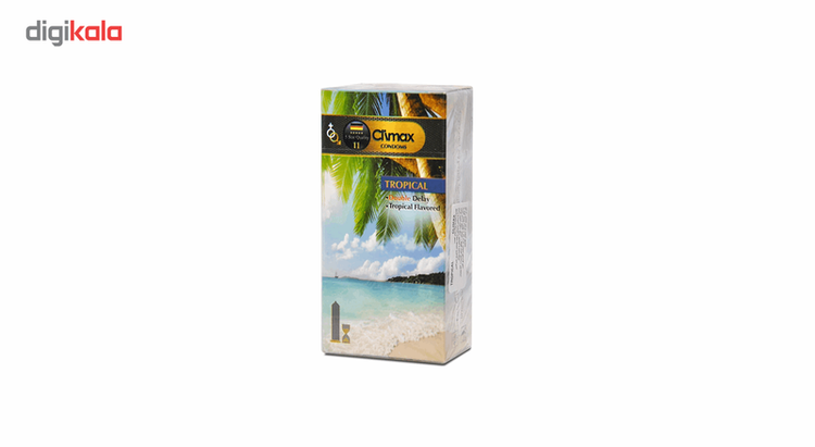 کاندوم کلایمکس مدل Tropical 11بسته 12 عددی