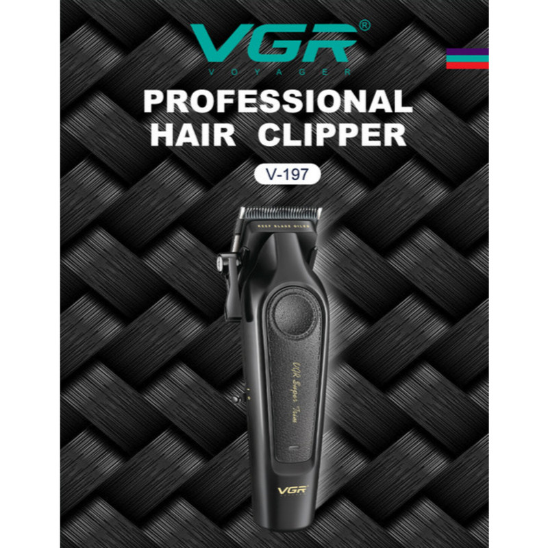 ماشین اصلاح موی سر و صورت شارژی وی جی ار مدل V-197