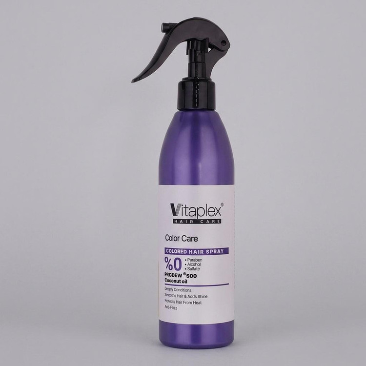 اسپری حالت دهنده مو با قدرت حفظ حالت مو 2 ویتاپلکس مدل CC03 مناسب مو رنگ شده حجم 300 میلی لیتر