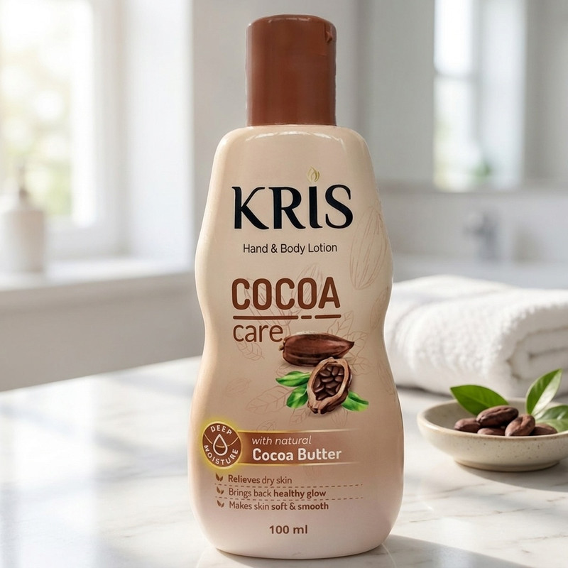 لوسیون بدن کریس مدل COCOA حجم 100 میلیلیتر ضد خشکی، مناسب انواع پوست، تامین رطوبت عمقی و حفظ سلامت پوست