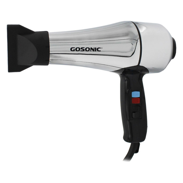 سشوار حرفهای 1800 وات گوسونیک مدل GHD-229، موتور AC، وزن 892 گرم، دارای سری متمرکزکننده پهن با ویژگی حجمدهندگی، با قابلیت فناوری تولید یون، باد سرد