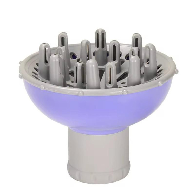 دیسپانسر سشوار مدل S900 مناسب موهای فر، پلاستیک فشرده و ضد حرارت، دهانه ارتجاعی 4 تا 5.5 سانتیمتر، طراحی شفاف، حجمدهنده و حالتدهنده موهای حجیم و وزدار