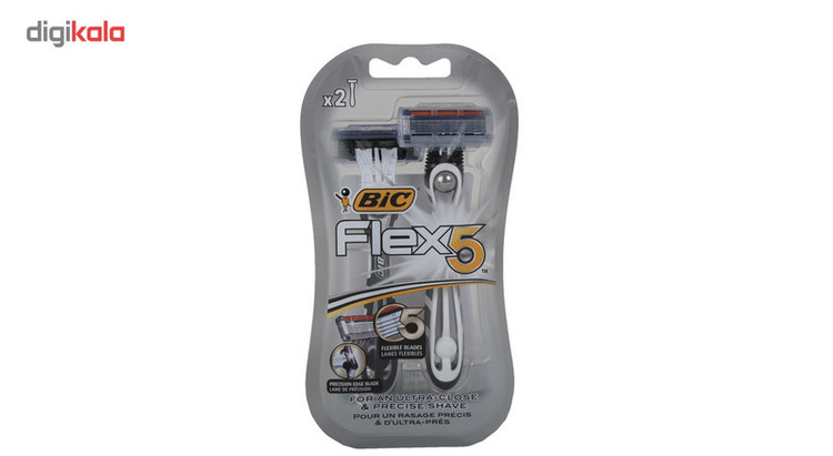 خود تراش بیک مدل Flex 5 بسته 2 عددی