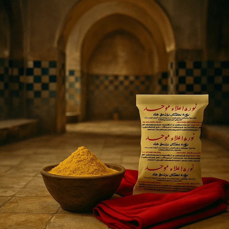 پودر موبر موحد مدل نوره وزن 500 گرم مجموعه 4 عددی