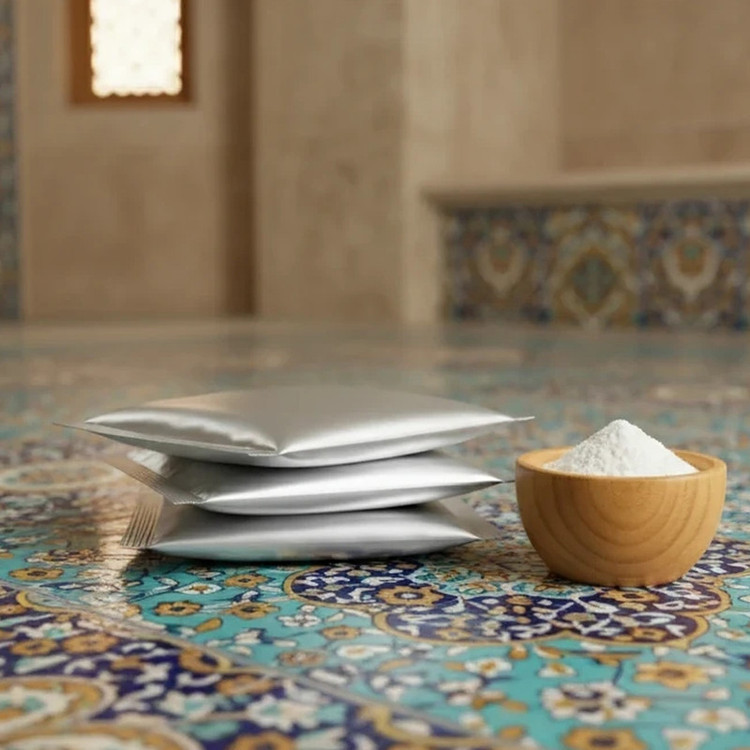پودر موبر پوپاتین مدل ارکیده وزن 100 گرم