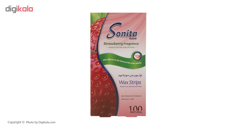 نوار موبر سونیتاموم مدل Strawberry بسته 20 عددی