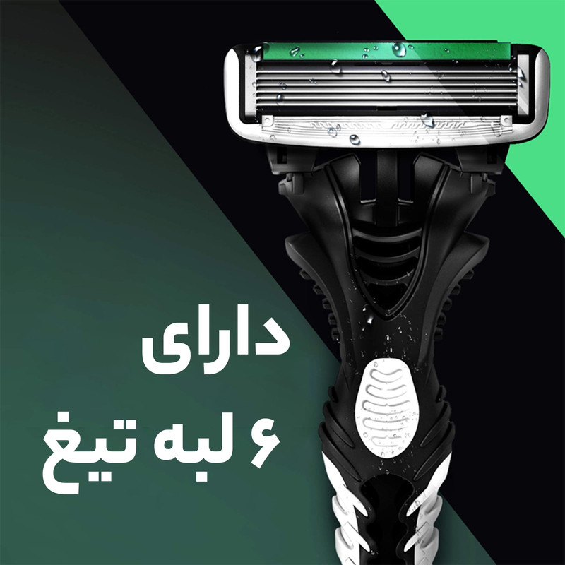 خودتراش دورکو مدل Pace 6 Disposable تحت لیسانس بسته 3 عددی