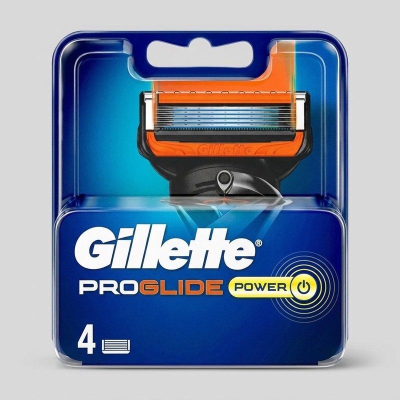 تیغ یدک ژیلت مدل 5  Proglide Power بسته 4 عددی