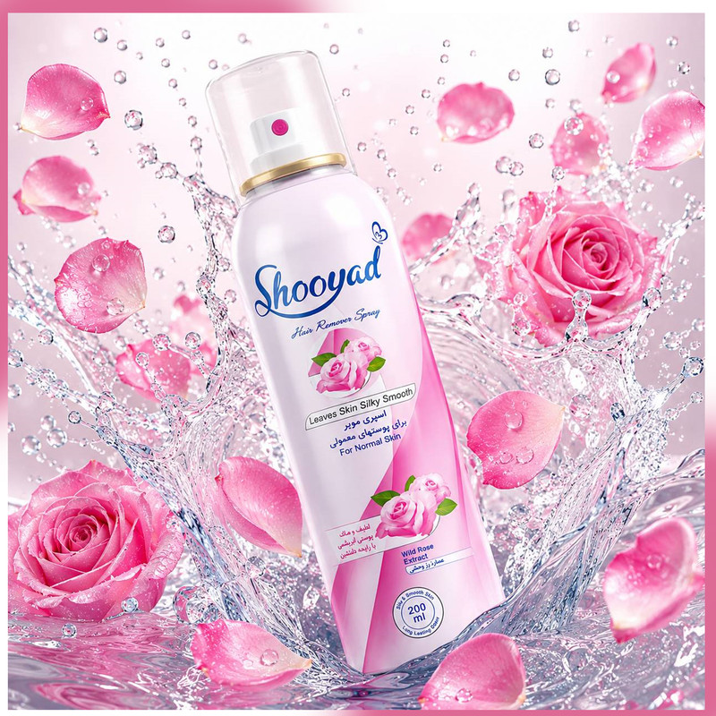 اسپری موبر شویاد مدل H-Rose4 حجم 200 میلی لیتر مجموعه 4 عددی