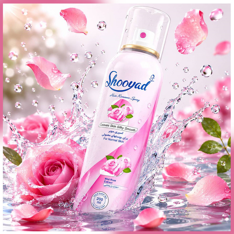 اسپری موبر شویاد مدل H-Rose4 حجم 200 میلی لیتر مجموعه 4 عددی