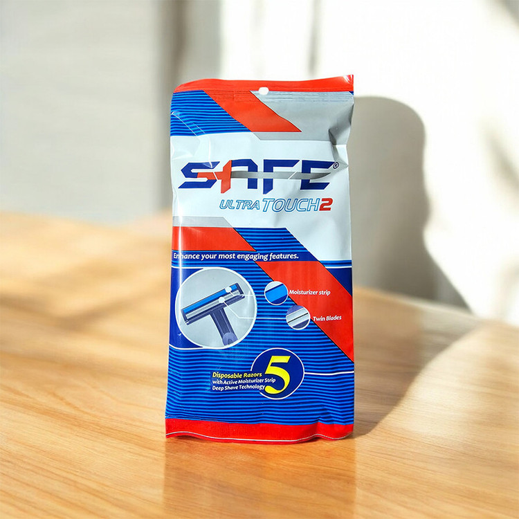 خود تراش سیف مدل Rubber Grip بسته 5 عددی