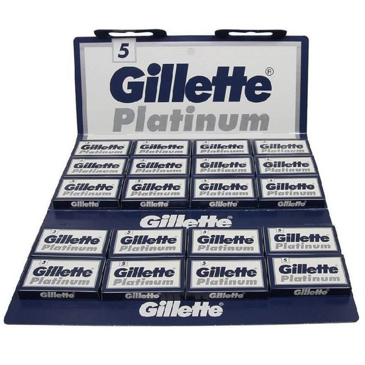 تیغ یدک ژیلت مدل platinum مجموعه 20 عددی