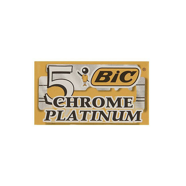 تیغ یدک بیک مدل Platinum Chromium Double Edge مجموعه 4 عددی