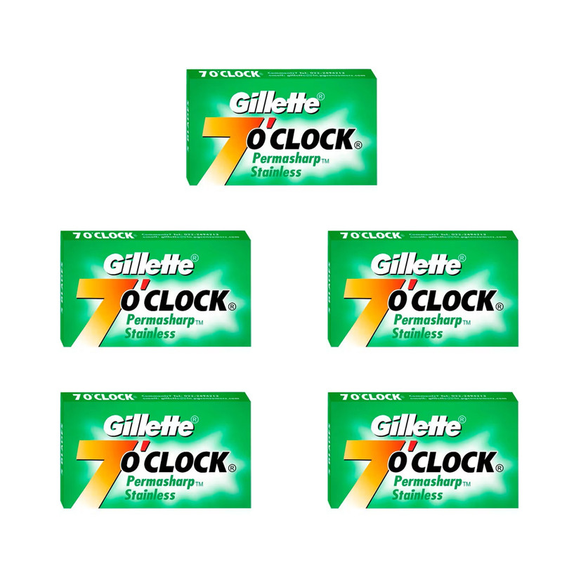 تیغ یدک ژیلت مدل Super Platinum بسته 5 عددی